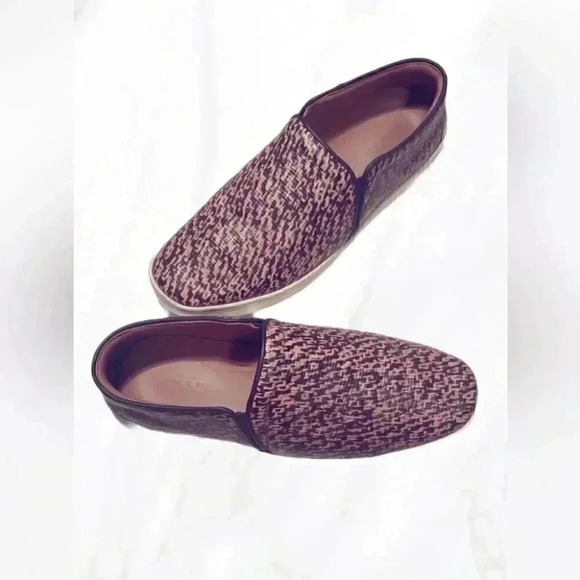Rag and bone slip on stylish casual trendy leather animal print loafers shoes 9 - Picture 2 of 5